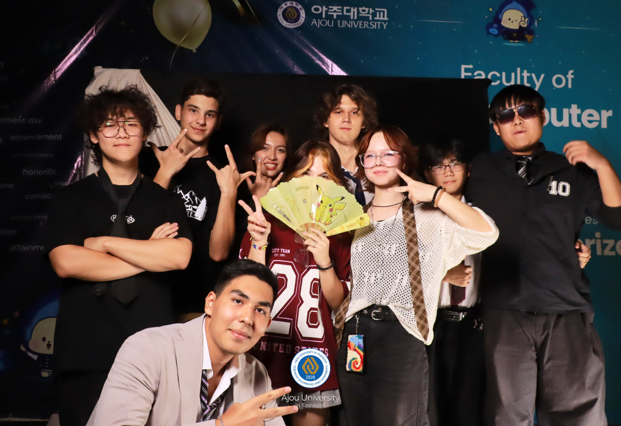 The celebration at Ajou yesterday didn't end with the presentation of diplomas!